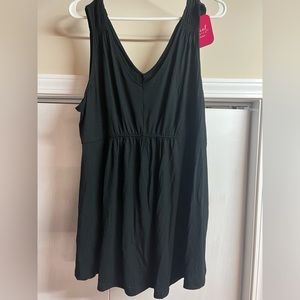 Isabel Maternity Black Sleeveless Dress